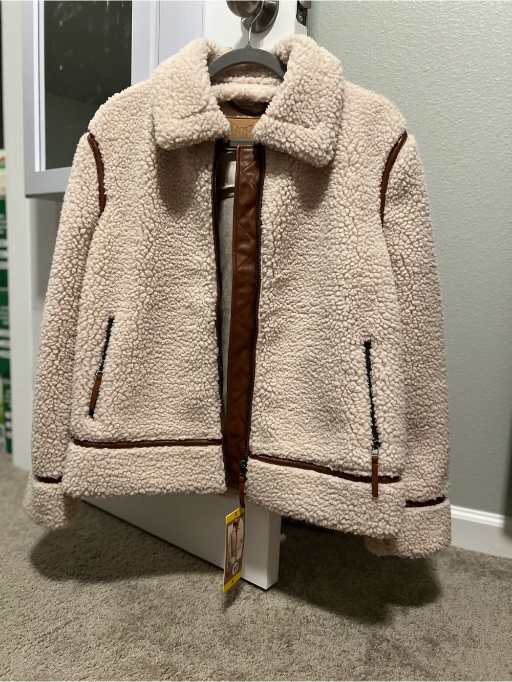 BEARPAW Ladies' Moto Shearling Jacket Size Small